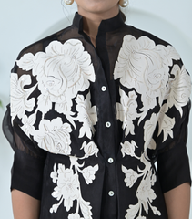 IVORY GARDEN LONG TUNIC SET