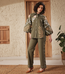 OLIVE OASIS CO-ORD SET