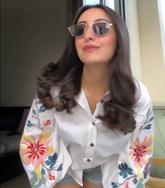 HIRAL KOCHAR - BIG FLOWER CO-ORD SET