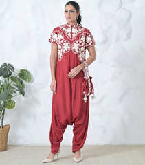 IVORY GARDEN LINEN JUMPSUIT