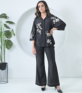 BLACK ROSALINE CO-ORD SET