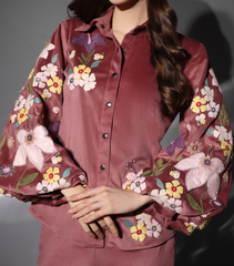 BOTANICAL SMALL FLOWER BERRY BLOSSOM CO-ORD SET