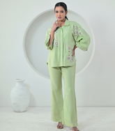 LIME GREEN ROSALINE CO-ORD SET