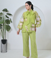 BIG KHUSHBOO BOW TIE-UP CO-ORD SET