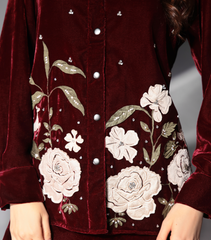 GULAB & STONEWORK IMPERIAL BLOSSOM CO-ORD SET