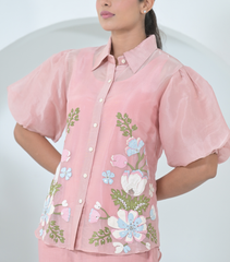 BIG KHUSHBOO TISSUE ORGANZA SHIRT COORD SET