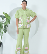 BIG KHUSHBOO LINEN COORD SET