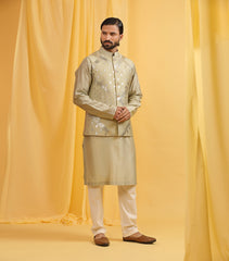 GOLD MINT GREEN BUNDI SET