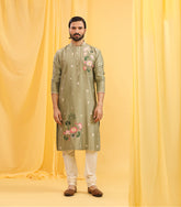 PICHWAI MINT GREEN KURTA SET