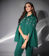 TEAL NOIR CELESTIAL CAPE SET