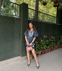 KARINA DOGRA JALAN - EMBER PETAL DENIM DRESS