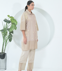 PEARL PETAL JAALI TUNIC SET