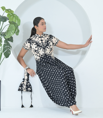 IVORY GARDEN BANDHANI JUMPSUIT