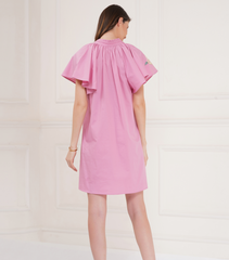 FRILL SLEEVE TUNIC DRESS