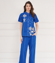 SHORT SLEEVE PICHWAI COORD SET