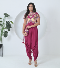 BOTANICAL SMALL FLOWER LINEN JUMPSUIT