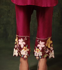 RANI VALLEY OF BOTANICAL FLOWERS TUNIC SET