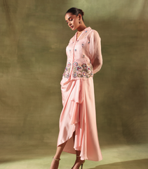 PHOOLWARI PETAL DUSK DRAPE SET