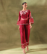 PHOOL PATTI ORGANZA SWIRL CO-ORD SET