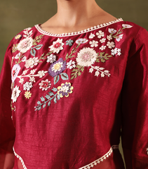 PHOOL PATTI ORGANZA SWIRL CO-ORD SET