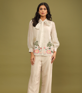 BEIGE PICHWAI CO-ORD SET