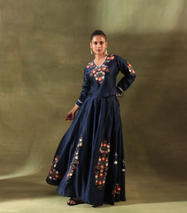 TWILIGHT POPPY FLOWER SKIRT SET