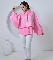 POWDER PINK NOCTURNE ECLIPSE SHIRT