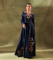 TWILIGHT POPPY FLOWER SKIRT SET