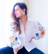 SWETA TANWAR - BIG FLOWER BALLOON SHIRT