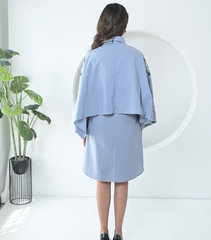 POWDER BLUE TURKISH DRESS