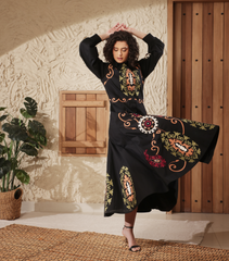 MOONLIGHT MOSAIC FLARED DRESS