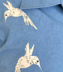JASMEET - BLUE SHIRT WITH BIRD