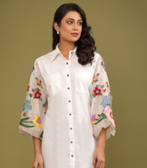 BADABAGH BLOOM SHIRT STYLE DRESS