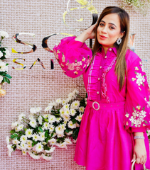 RISHIKA KHERA - SMALL FLOWER FRILL DRESS