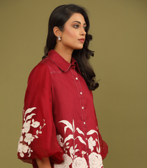 WHITE GULAB CLASSIC CO-ORD SET