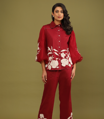 WHITE GULAB CLASSIC CO-ORD SET