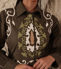 MOONLIGHT MOSAIC FLARED DRESS