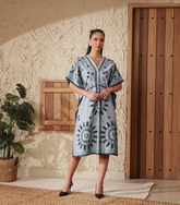 BLUE MOSAIC KAFTAN