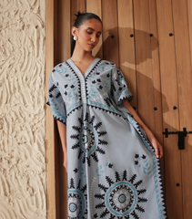 BLUE MOSAIC KAFTAN