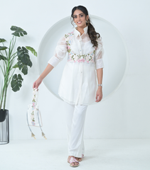 BIG KHUSHBOO DETACHABLE COTI LONG TUNIC SET