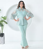 PEARL PETAL JAALI SHIRT WITH PANT SET