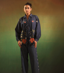 GULAB DOLMAN SHIRT CO-ORD SET