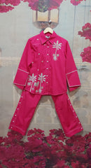 PICHWAI CO-ORD SET WITH BUTTONED PANTS