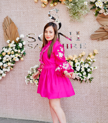 RISHIKA KHERA - SMALL FLOWER FRILL DRESS