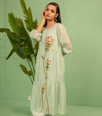 FLORAL POSTER TIER TUNIC SET