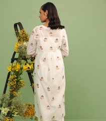 SPRING BUTTA KURTA SET