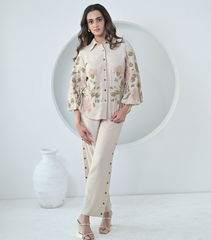 BLOOM STORY LINEN CO-ORD SET