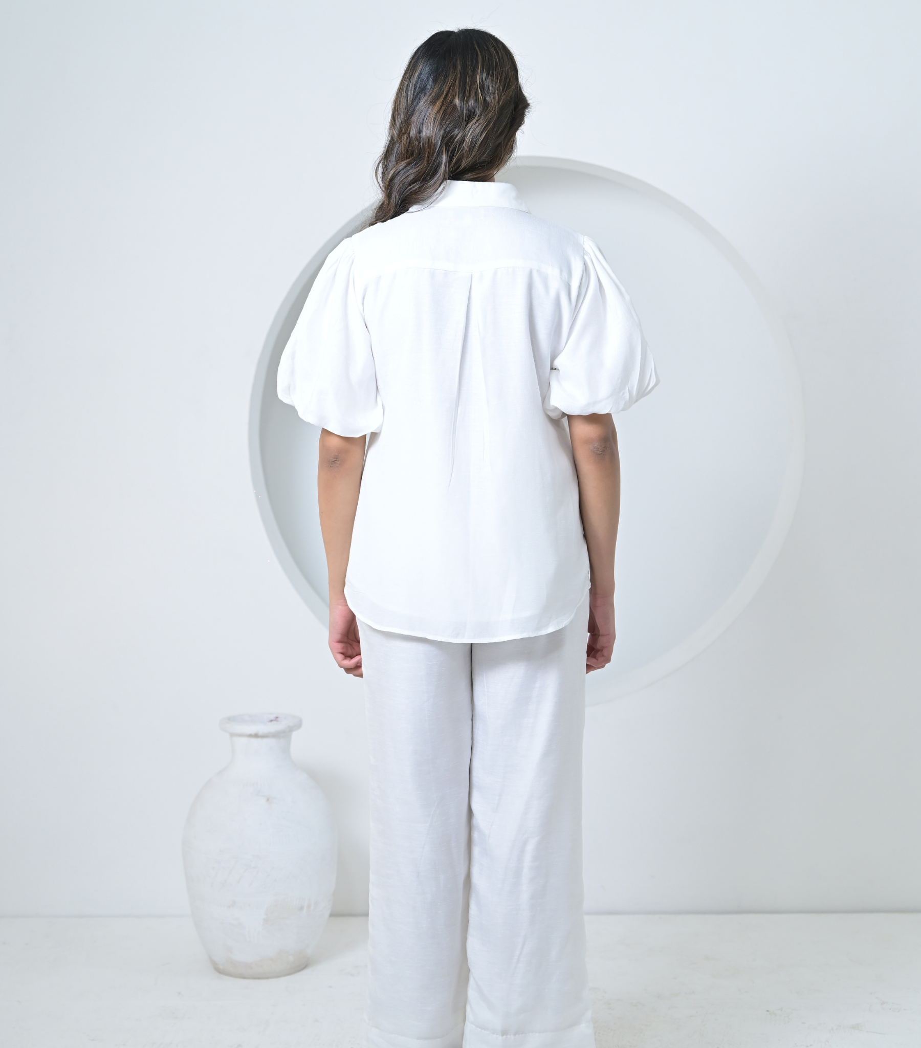 SUEDE KHUSHBOO LINEN CO-ORD SET