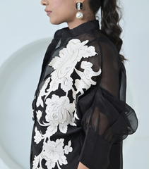 IVORY GARDEN LONG TUNIC SET