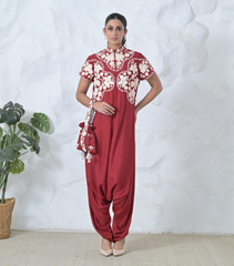 IVORY GARDEN LINEN JUMPSUIT